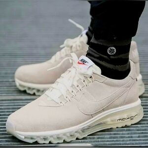 Nike Air Max LD-Zero H "Sail" Suede Leather Sneakers Light Gray Men's 10.5